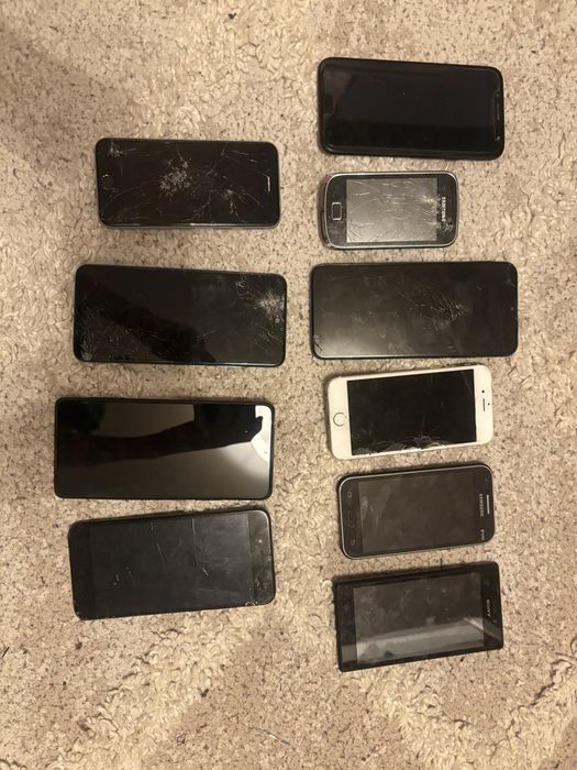 Lot telefoane pentru piese / reparații – Samsung, Xiaomi, Redmi, iPhone, Sony, Motorola