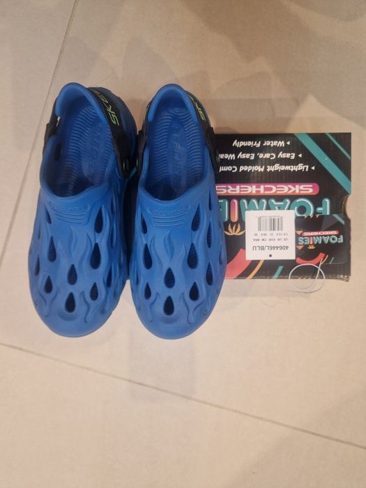 Saboti / papuci baie Skechers mar. 33, interior 21cm