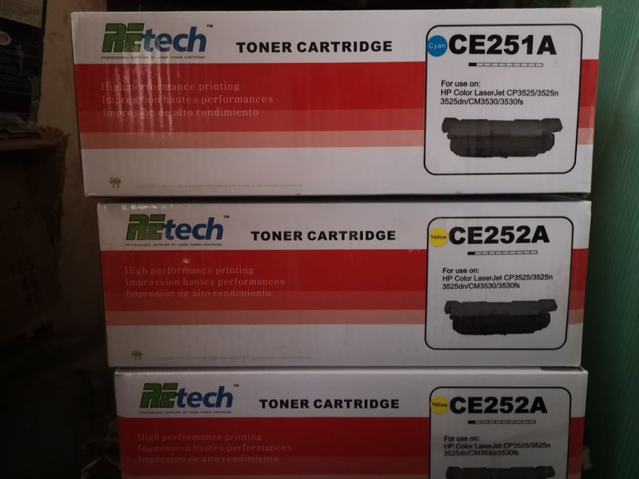 Продам картридж HP 504А (CE251A, 252A, 253A, 250A)