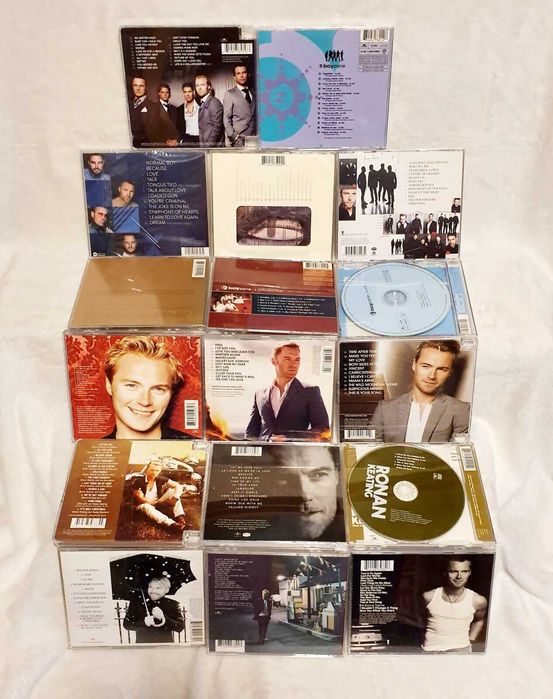 Colectie 17 cd-uri  BOYZONE / RONAN KEATING / ENRIQUE Iglesias