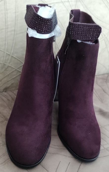 Елегантни боти бордо 38 - Мат Стар