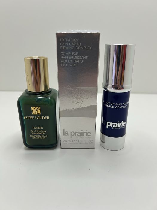 La prairie , estee lauder serum