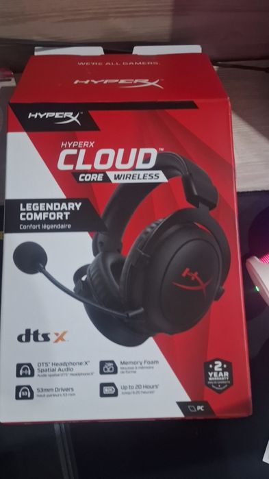 Наушники hyperX cloud core wireless