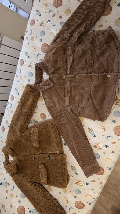 Бархатный бомбер Zara 11-12л