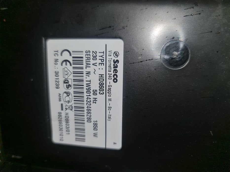 SAECO HD8603 Tchibo Cafissimo cu lapte