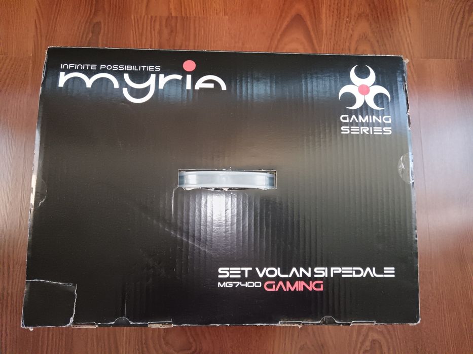 Volan Gaming Myria MG7400 + Pedale | PC, PS4, PS3, Xbox One | 270°