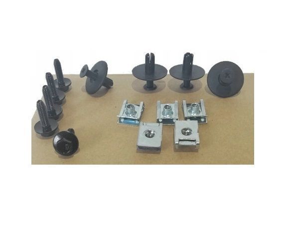 Set cleme fixare scut motor Mitsubishi ASX 2010-, Colt 2004-2008; Lancer 2007-; 14 buc la set