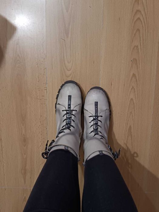 Дамски зимни боти "PONKI"от естествена кожа