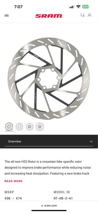 Sram Code Silver Stealth Set 2х200мм Ротори