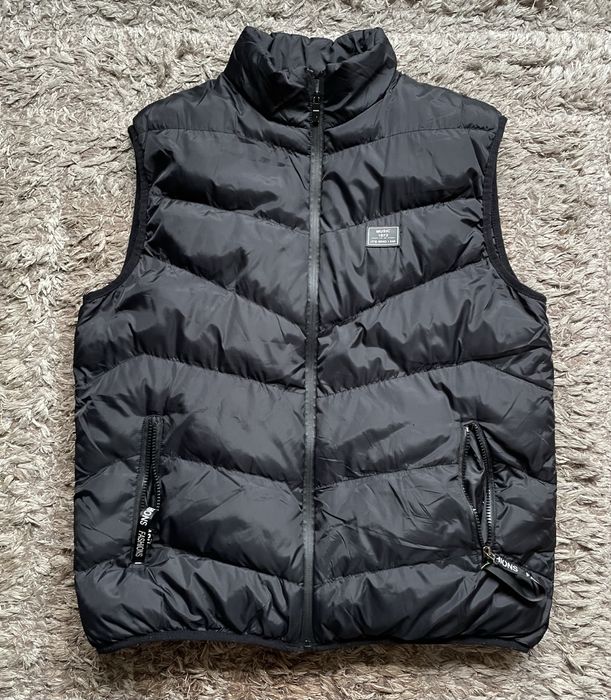 Vesta puffer Qsv L negru
