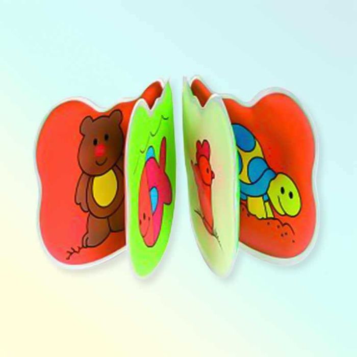 Писукаща гумена книжка за бебета с животни, Canpol