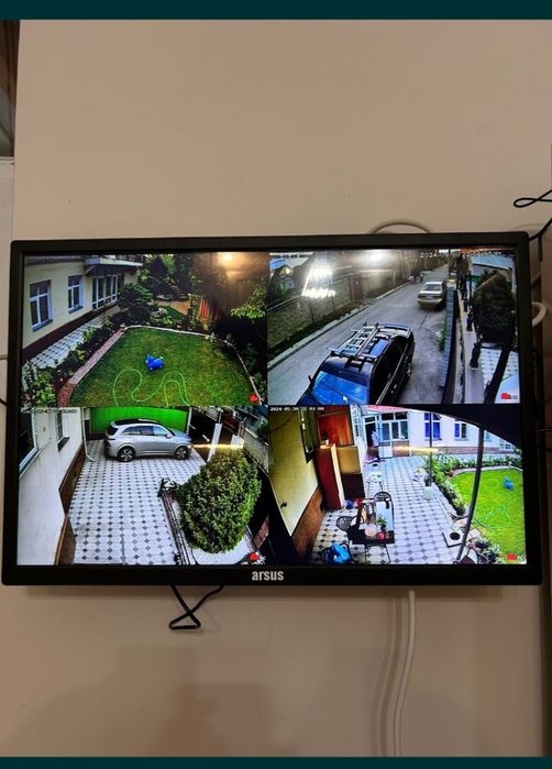 Установка камера видеонаблюдения