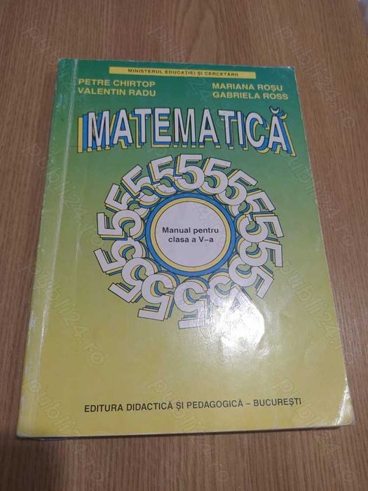 Set manuale matematică