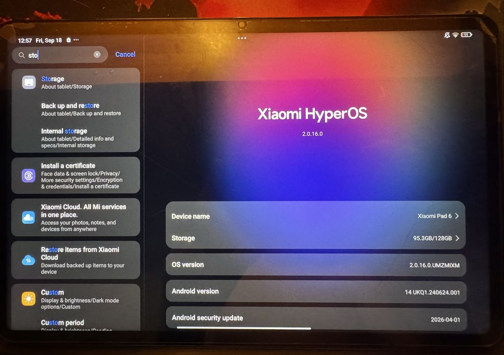 Xiaomi Pad 6 144hz