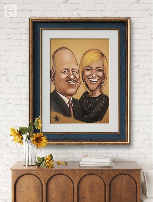 Caricaturi, portrete.