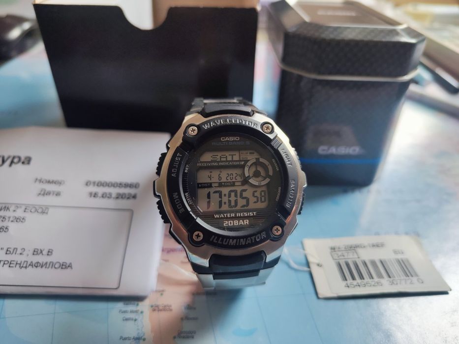 Casio WV-200RD и Citizen cc3035-50e