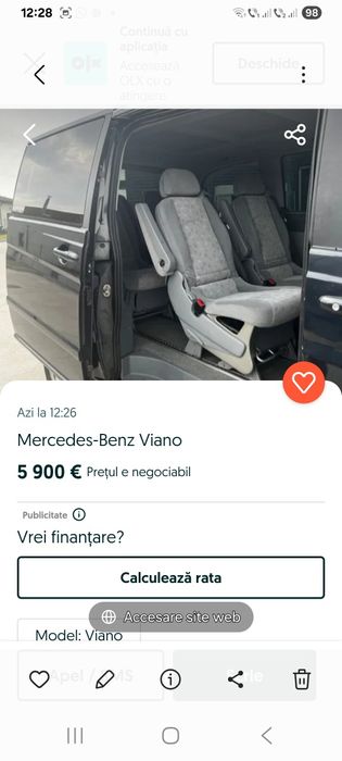 Vand Mertedes viano