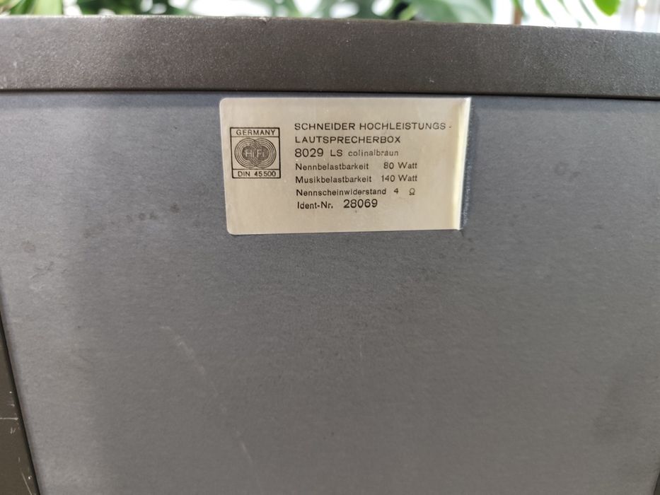 Boxe  Schneider 8029