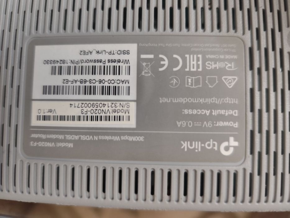 Tp- Link  модем  VN 020-F3 комплект  дёшево