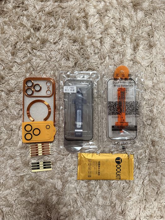 Kit protectie Iphone 17 PRo