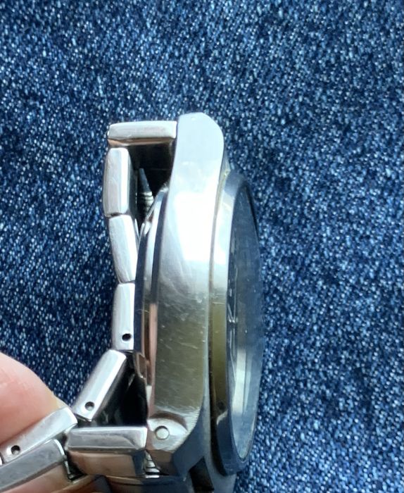 Ceas automatic  Seiko 5 cu data/zi.Cadran albastru.Superb!