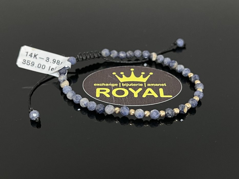Bijuteria Royal CB : Bratara snur bile aur 14k 3,98 grame