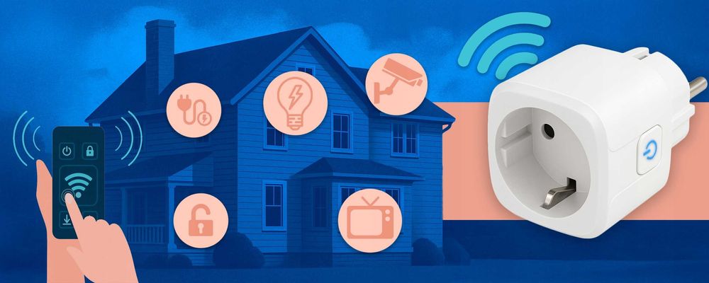 Smart WiFi Контакт Tuya 16A 3600W  Ватметър Таймер Alexa