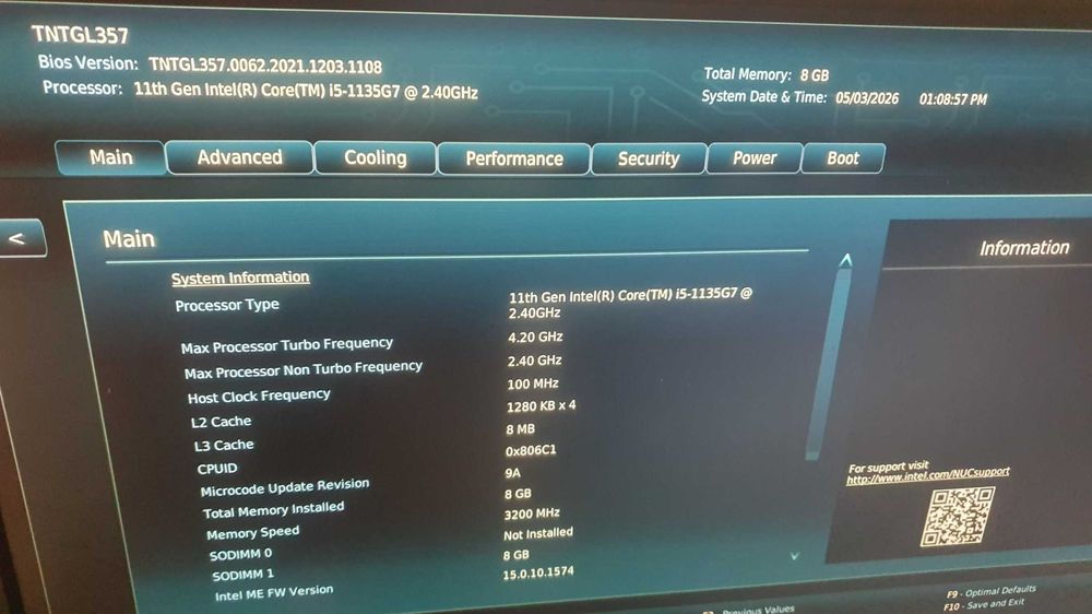 Intel Nuc I5 generatiile 11 si 12