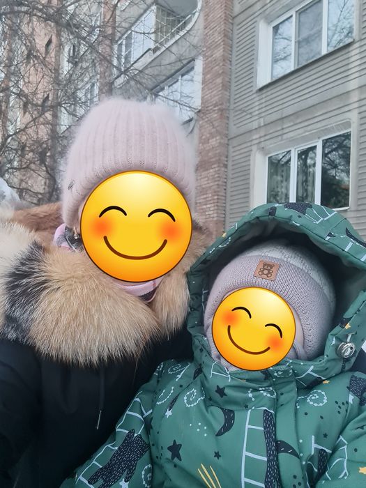 Зимний детский комбинезон