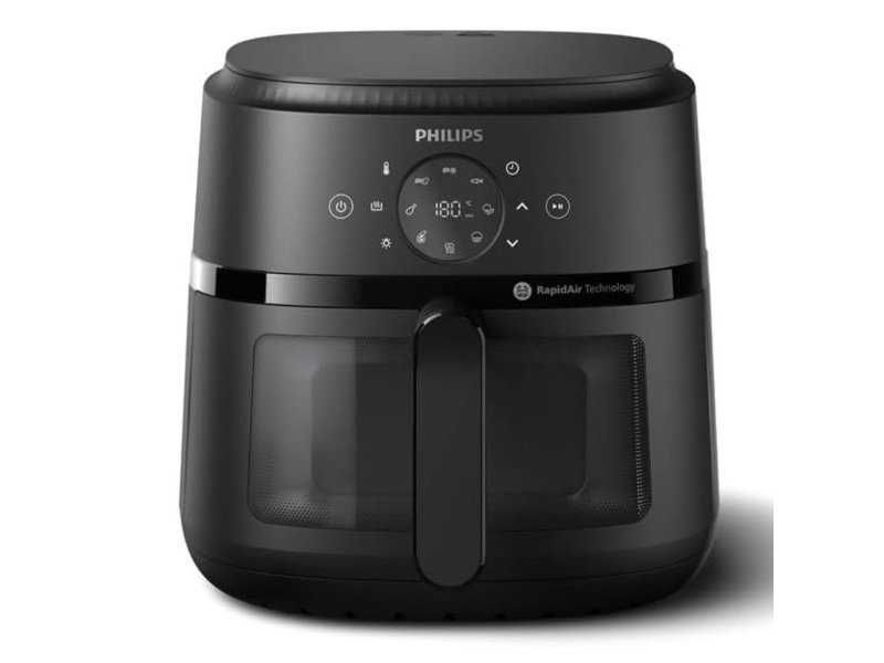 Еър Фрайър Philips 2000 Series NA230/00 – 6.2L, 1700W, Черен