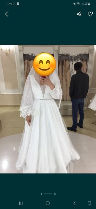 Продаю свадебное платье