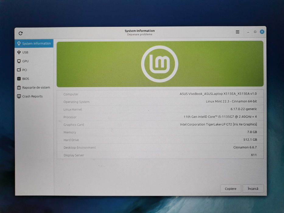 Laptop Asus X515  -  Intel I5 - SSD: 512 Gb,  8 Gb RAM