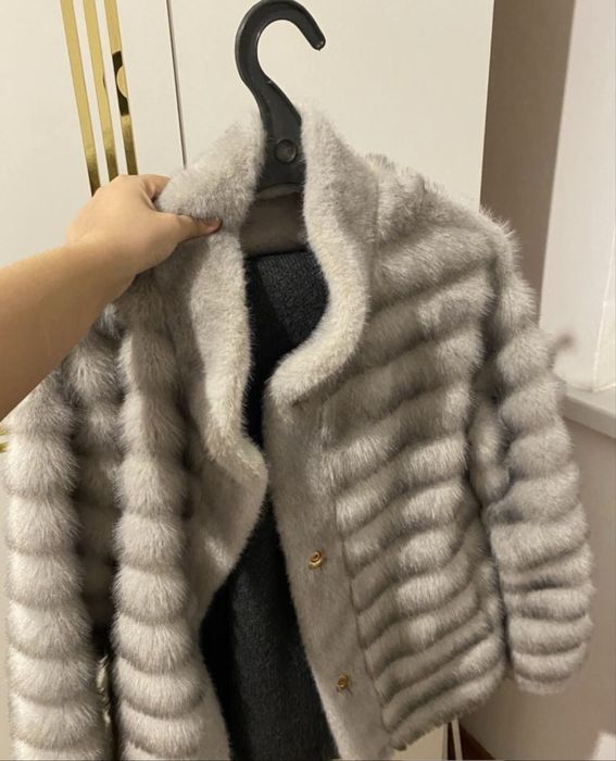 Эко шуба б/у продается срочно