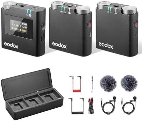 Нов GODOX Virso M2 Лаважен Микрофон с Шумоподтискане за видео влог