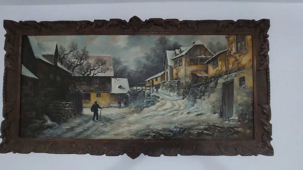 Tablou Mare Semnat Șerban
