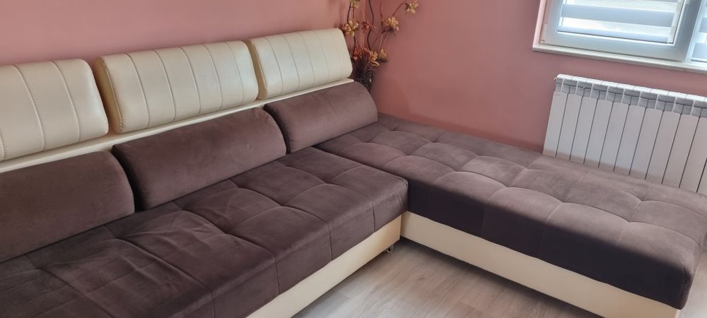 Ъглов модулен диван