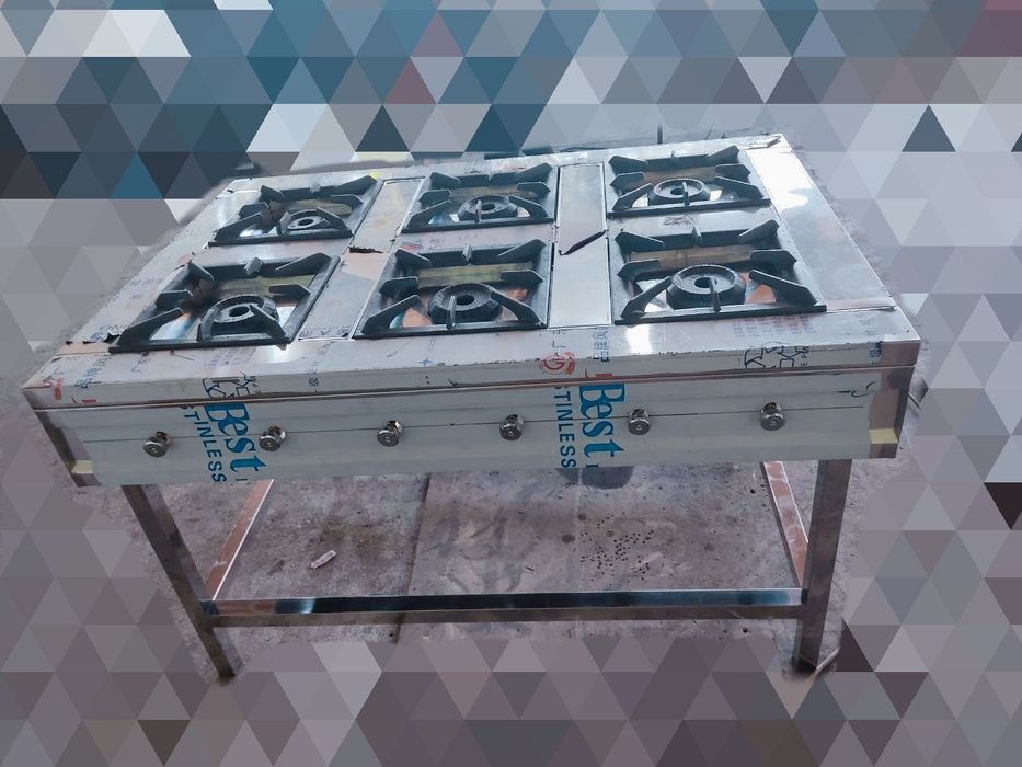 6 конфорочная газовая плита