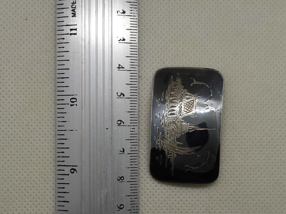 Broșă de Colecție SIAM NIELLO – Argint Sterling