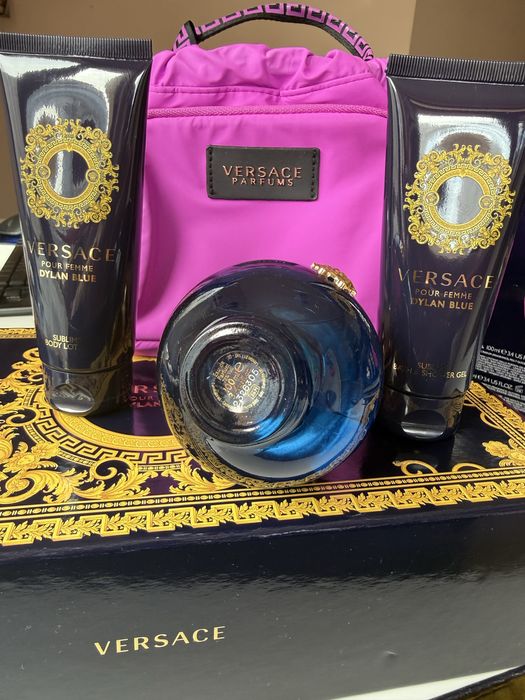 Versace Dylan Blue 85 eu парфюм 100 мл лосион 100 мл душ гел 100 мл
