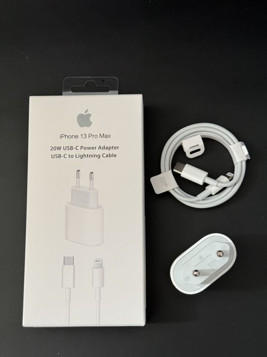 Оригинално зарядно устройство за iPhone Apple (адаптер за айфон)