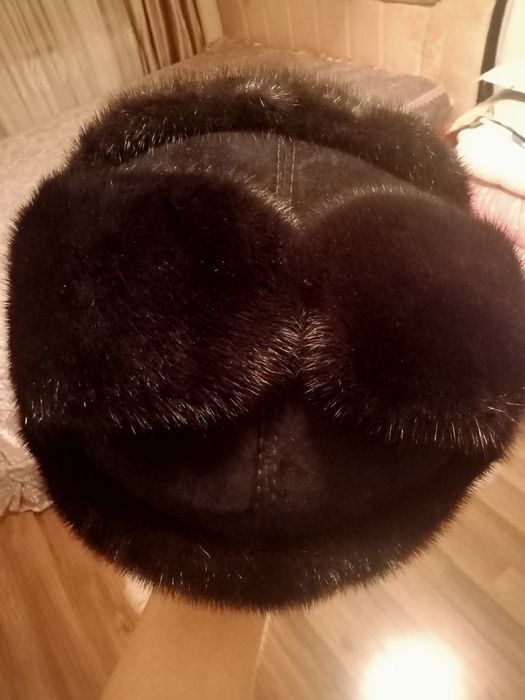 Шапка норковый новый