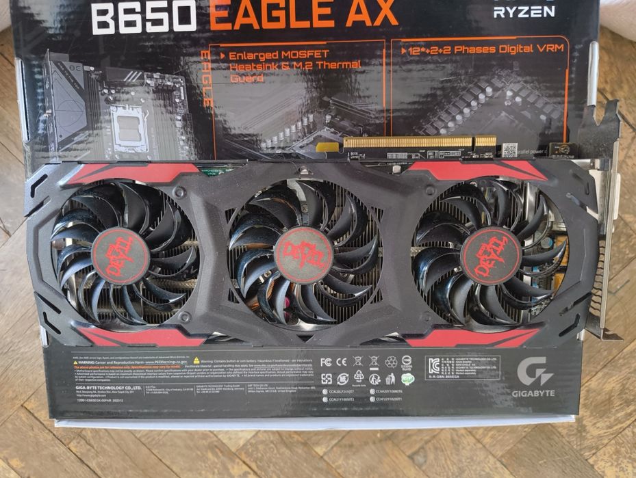 Видеокарта Rx 570 4gb red devil gpu
