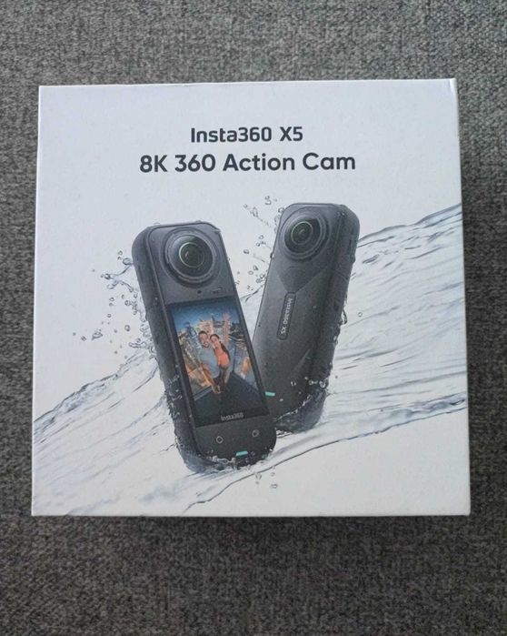 Camera Video Sport Insta360 X5, 8K, 360°, Standard Bundle
