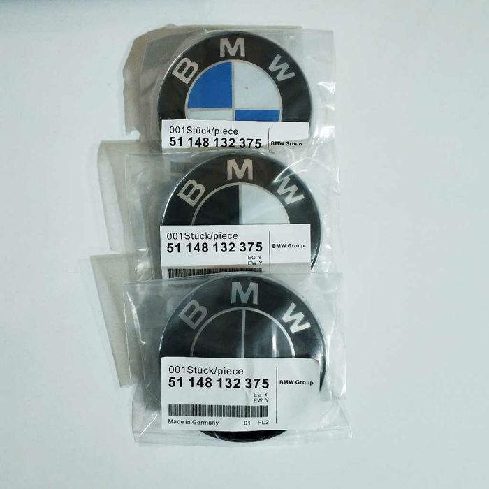 Емблема за BMW Предна/Задна 82mm 73mm 78mm E36 E39 E46 E60 E65 E90 X5
