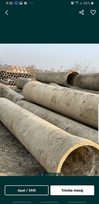 Vand tuburi din beton armat .,