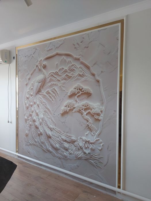 Обои, эмульсия, молдинги