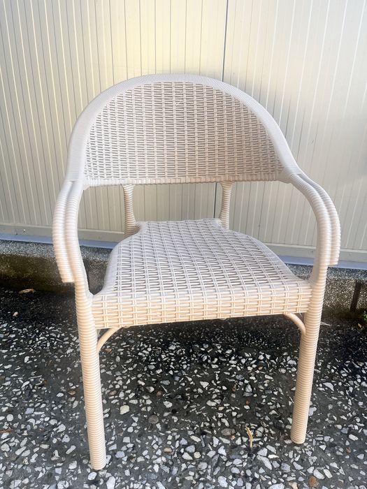 Столове градински, пластмасови ратан, без подлакътник, маси, стол