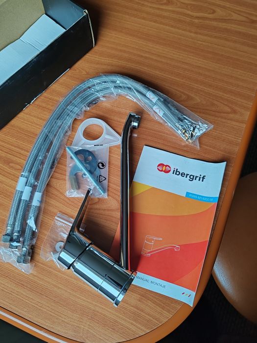 Baterie bucătărie IBERGRIF cu 3 căi -produs NOU