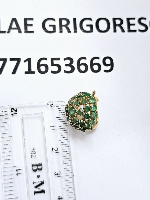 Vand cercei din aur 14 k 7.56 g cod 714