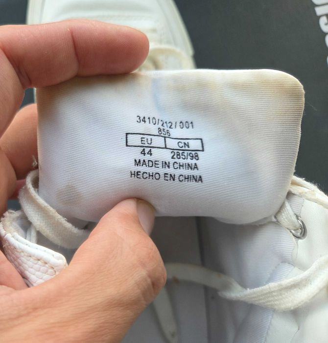 Високи, бели, мъжки маратонки Pull&Bear